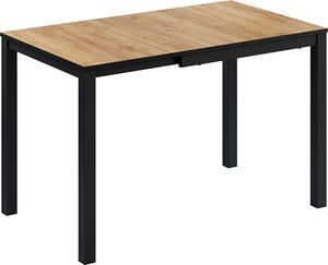 Tavolo da pranzo Vicco Granny Rovere/Antracite 80-120 x 70 cm Allungabile, Model 50576