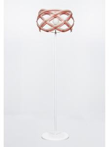 Lampada da terra NUCLEA diametro 53xh 187 cm Paralume in metacrilato colore nuance rosso