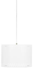 Lampada a sospensione RICCIONE �30xh19,5 cm 1x70 W Max da soffitto in polimetilmetacrilato e polipropilene opalino texture bianco