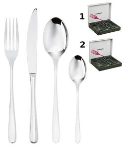 Servizio Posate set da 48 pezzi acciaio inox 18/10 12 posti tavola Monoblocco TASTE inox lucido lavabile in lavastoviglie