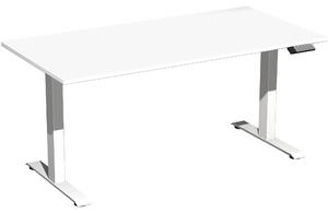 Tavolo Elevate Plus 1600x800x630-1280mm bianco/bianco
