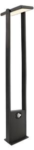 Lampada da terra a LED Solar Premium 1 1,6W 832 grigio scuro Rilevatore di movimento