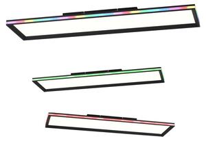 Plafoniera LED, telecomando, dimmerabile, RGB, L 100 cm