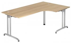 HAMMERBACHER BS82 Schreibtisch eiche L-Form