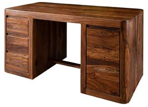 MASSIVMOEBEL24 | scrivania in legno di Sheesham / Acacia 150x75x78 noce cerato TORONTO #248