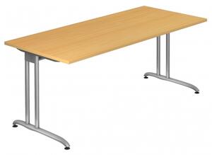 HAMMERBACHER BS19 Schreibtisch buche rechteckig