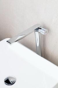 SAT EVOLUTION Miscelatore monocomando alto per lavabo Rubinetto per lavabo 27,7 cm, cromo lucido