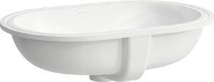 Laufen Savoy - Lavabo da incasso 510x310 mm, con sfioratore, senza foro per miscelatore, bianco H8189460001091