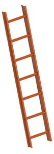 Layher 1051 Scala da tetto marrone rame 7 pioli