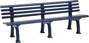 Panchina Mod. Juist 4 posti blu 200 cm
