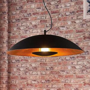 Lampada a sospensione Lindby Emilienne, nero, color oro, Ø 60 cm