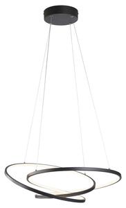Casa NOVA Lampada a sospensione SPIRO LBH 63x48x150 cm nera Lampada a sospensione