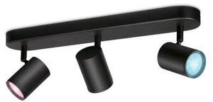 Plafoniera LED Dimmerabile RGB Smart WiFi - Bluetooth 4,9W Tre faretti WiZ Imageo Nero