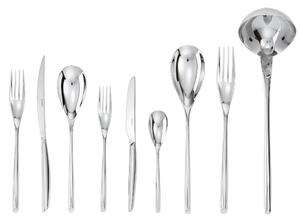 Servizio Posate Bamboo Monoblocco Sambonet 75 pezzi 12 posti tavola In acciaio inox 18/10 in confezione regalo