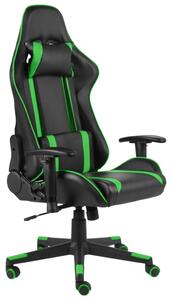 Sedia da gioco girevole in PVC verde