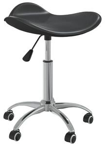 VidaXL Sedia da ufficio in Pelle finta nera