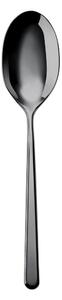 Cucchiaio da Tavola in acciaio 18.10 LINEAR Finitura PVD Nero Set 6 pezzi lunghezza 210 mm Sambonet nero