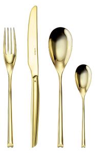 Servizio Posate 24 Pezzi monoblocco Sambonet PVD GOLD H-Art 6 Posti tavola in acciaio inox 18.10 finitura PVD Oro