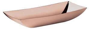 Cestino Pane Rettangolare in acciaio 18/10 Cm 24x12 cm - peso 0,53 kg Linea Q Linea Q PVD RUM lucida a specchio
