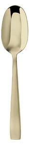 Cucchiaini da caff� , t� in acciaio 18.10 finitura PVD champagne set 6 lunghezza 14,00 mm FLAT Sambonet set da 6 pezzi in scatola Champagne