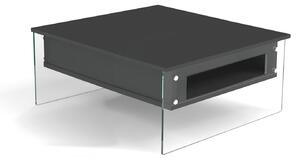 Tavolino quadrato multifunzione con piano alzabile LONDON dimensioni Chiuso 80x70xh 40 cm - peso 51 kg si alza il Top di 25 cm e lo sposta in avanti di 35 cm