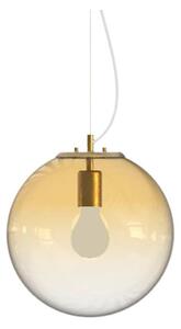 Ideal Lux - Lampadario a sospensione con filo MAPA 1xE27/42W/230V diametro 30 cm oro/fumé