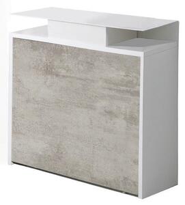 Consolle con cassetto ARCHIMEDE 96x36xh88 cm pi� tavolo chiudibile 6 sedie chiudibili ZETA