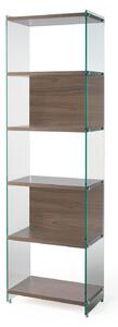 Libreria componibile da cm.60 - fianco alto 202 cm ripiani in BYBLOS