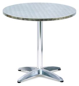 Tavolo rotondo in Alluminio modello Bar � 70xh75 cm peso 11,2 kg completamente smontabile colore alluminio
