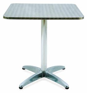 Tavolo Quadrato modello Bar in Alluminio 70x70xh75 cm peso 11,2 kg