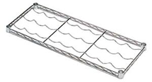 Ripiano cromato Portabottiglie 35x60 capacita 6 Bottiglie Archimede system