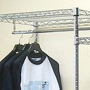 Barra appendiabiti 150cm Archimede system in acciaio cromato