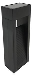 Lampada solare a LED 2x LED, 1,2 V, 200 mAh, IP44, nera
