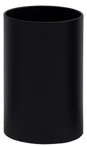 Cestino Pieno diametro 25xh38 cm - L18 in acciaio Modello Standard Nero
