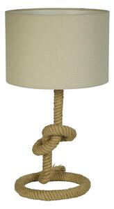 Searchlight EU78410 - Lampada da tavolo ROPE 1xE27/60W/230V