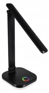 Lampada da tavolo dimmerabile LED RGBW con ricarica wireless LED/7W/5V USB nera