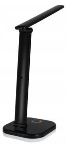 Lampada da tavolo dimmerabile LED RGBW con ricarica wireless LED/7W/5V USB nera
