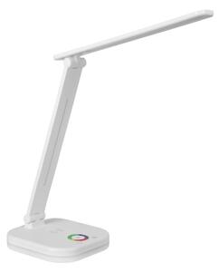 Lampada da tavolo LED RGBW dimmerabile con ricarica wireless LED/7W/5V USB bianca