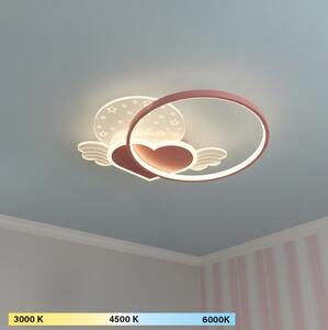 Brilagi - Plafoniera LED per bambini LOVE LED/48W/230V 3000/4500/6000K rosa