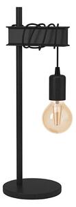 Eglo 43714 - Lampada da tavolo TOWNSHEND 1xE27/10W/230V nera