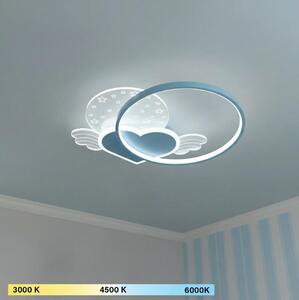 Brilagi - Plafoniera LED per bambini LOVE LED/48W/230V 3000/4500/6000K blu