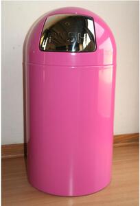 Pattumiera Octopush 50 Lt H 77 Maxi con sportello basculante FUCSIA