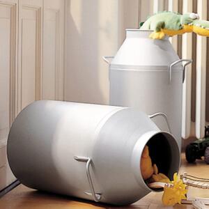 Porta biancheria diametro �35xh65 cm Milk Laundry Silver