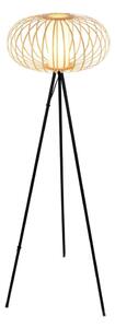 Briloner 1759011 - Lampada da terra 1xE27/10W/230V bambù/nera