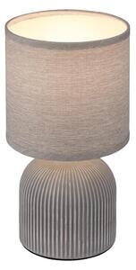 Brilo - Lampada da tavolo INO 1xE14/10W/230V grigia
