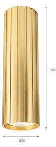 Brilagi - Faretto CRISPINA 1xGU10/10W/230V 20 cm oro
