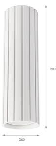 Brilagi - Faretto CRISPINA 1xGU10/10W/230V 20 cm bianco