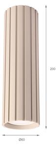 Brilagi - Faretto CRISPINA 1xGU10/10W/230V 20 cm beige