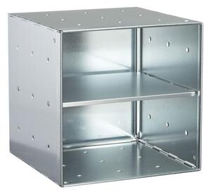 Cubo sospeso 35x35x35 cm con mensola centrale