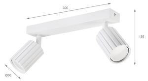Brilagi - Faretto CRISPINA 2xGU10/10W/230V bianco